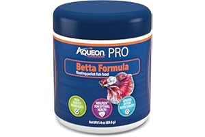 Aqueon PRO Pellet Fish Food Betta Formula 1.4 oz