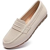 Cvistpieo Loafers for Women Comfortable Dressy Casual Work Flats Lightweight & Breathable Slip On Walking Shoes Knit