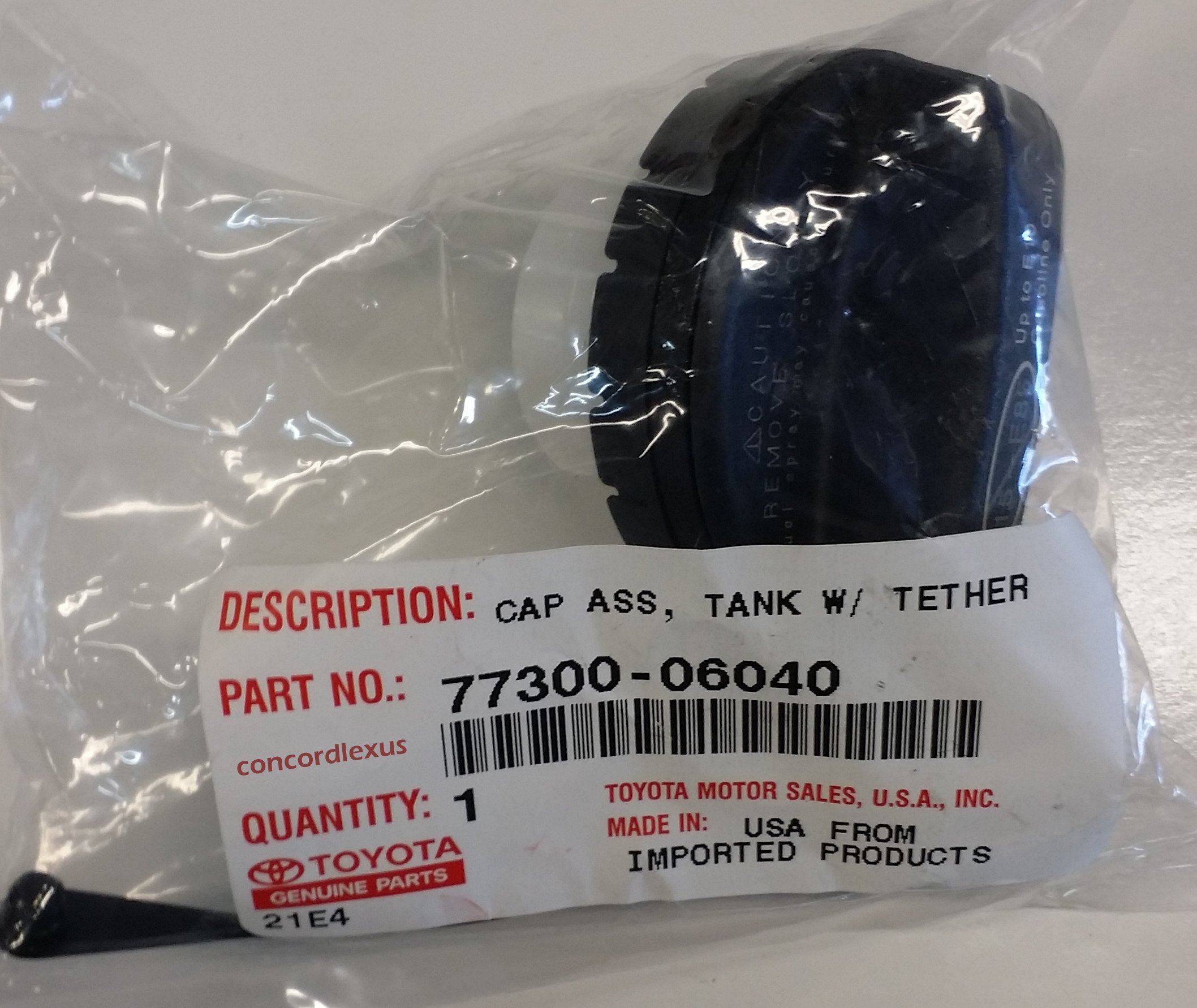 Lexus 7730006040, Fuel Tank Cap Buy Online in UAE. Automotive