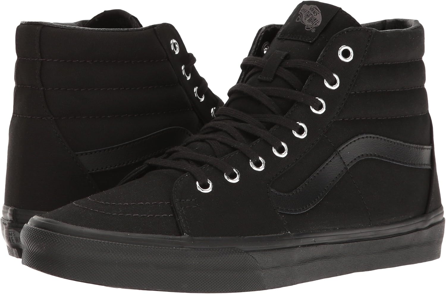 vans sk8 hi mono black