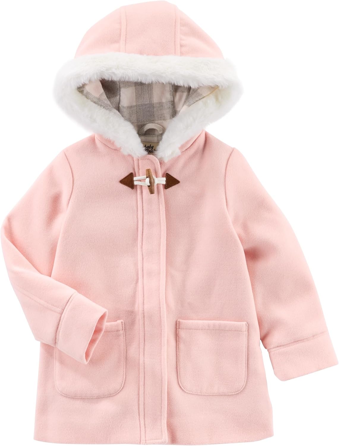 OshKosh B'Gosh Baby Girls' Toggle Coat, Pink Clothing
