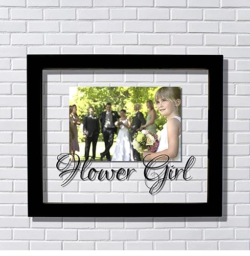 flower girl picture frame