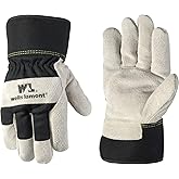 Wells Lamont Men's Heavy Duty Leather Palm Winter Work Gloves with Safety Cuff | Medium (5130XL)