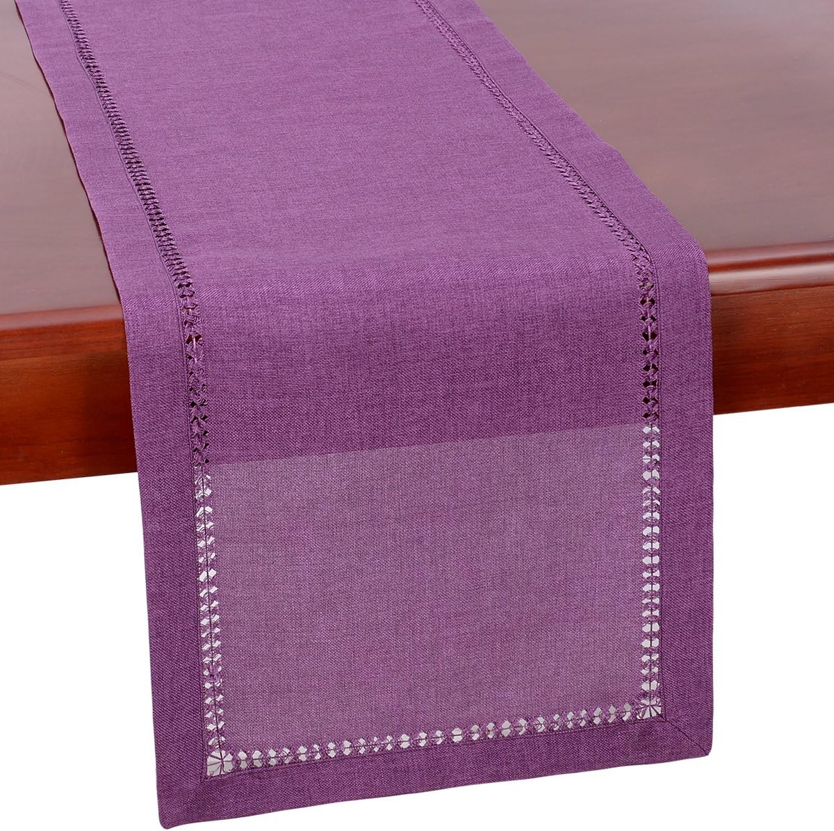 Best table runner stripe purple