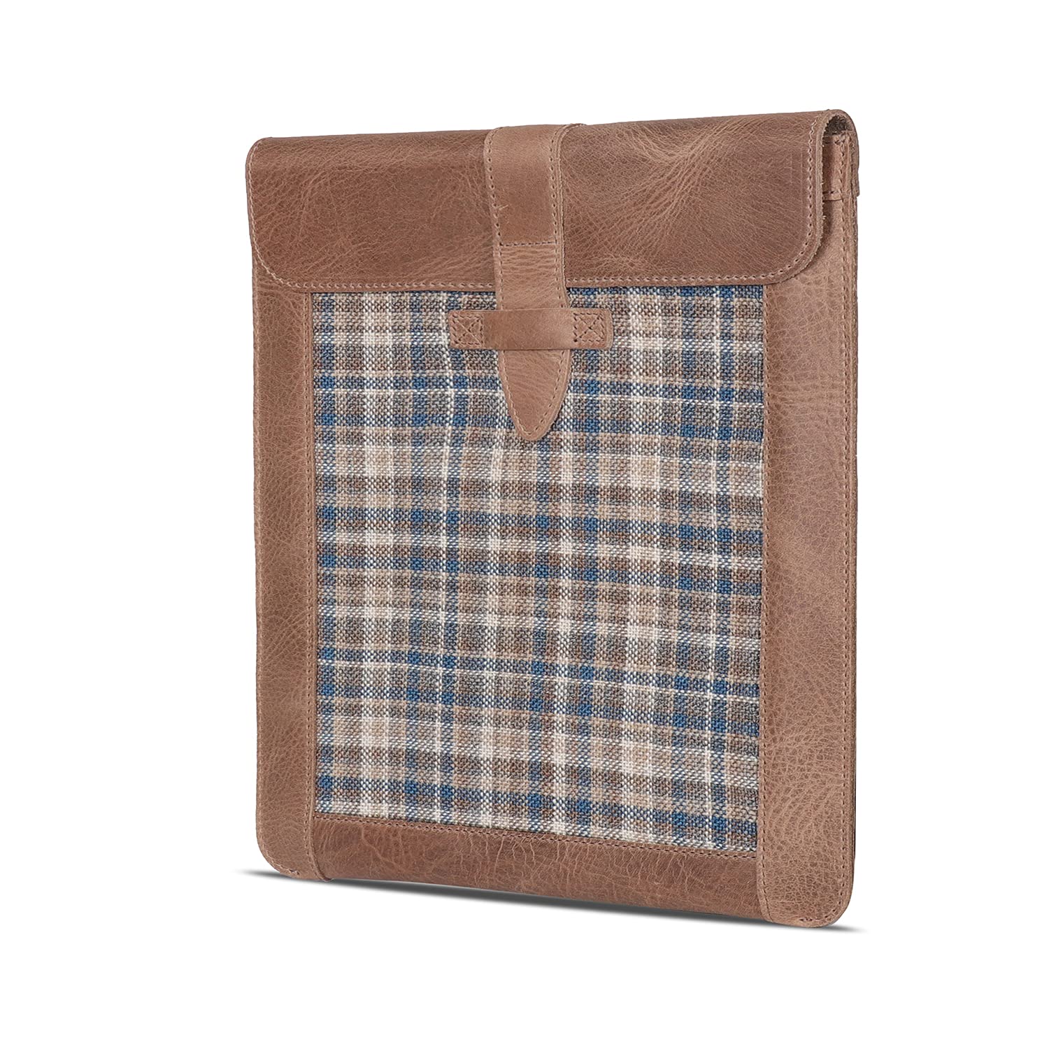 LONDO Genuine Leather Sleeve Bag for Ipad (Mink, Large)