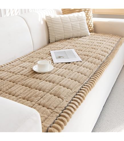 Housse De Canapé à Grands Carreaux Rouges 70x150 Cm – Protection Anti-rayures Pour Animaux