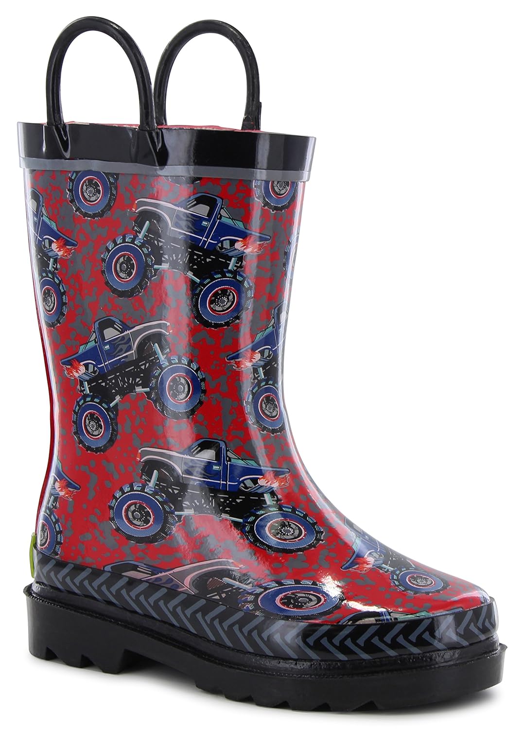 Western Chief Kids' Reflective Printed Waterproof Rain Boots