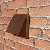 Kair Cowled Wall Outlet 100mm Round Spigot Duct Vent with Damper view 3