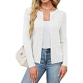 Blooming Jelly Women's Cardigan Sweaters Lightweight Cable Knit Ribbed Cardigans 2025 Fall Button Down Sweater Tops