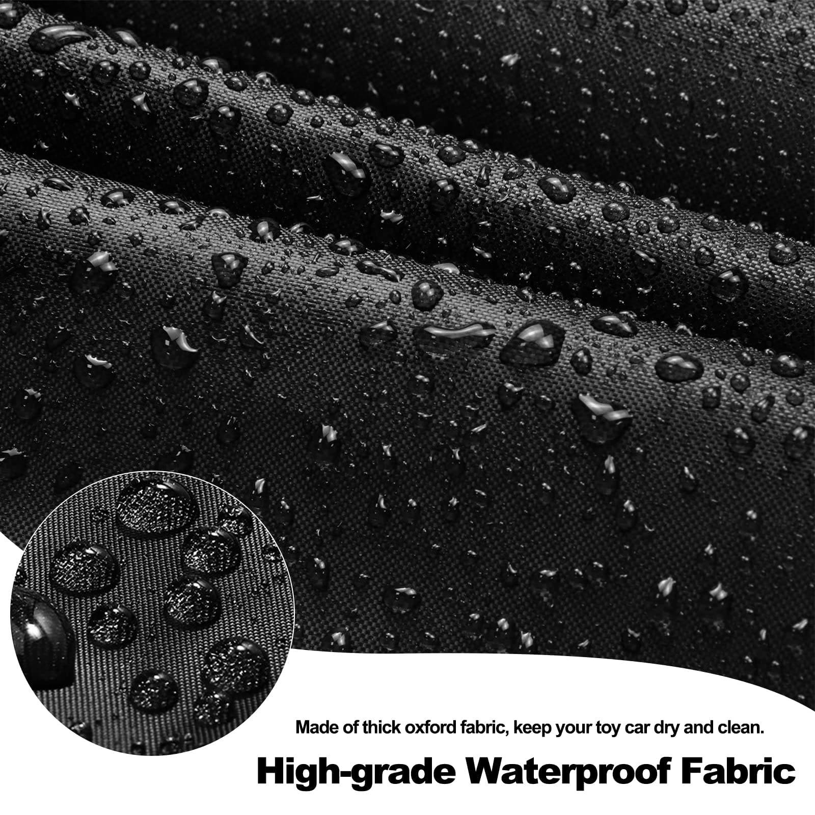 Tonhui Waterproof Cover for Cozy Coupe Truck Ride-On Car, Toddler Car Push & Buggy Cover - Outdoor Sun, Dust & Snow Protection
