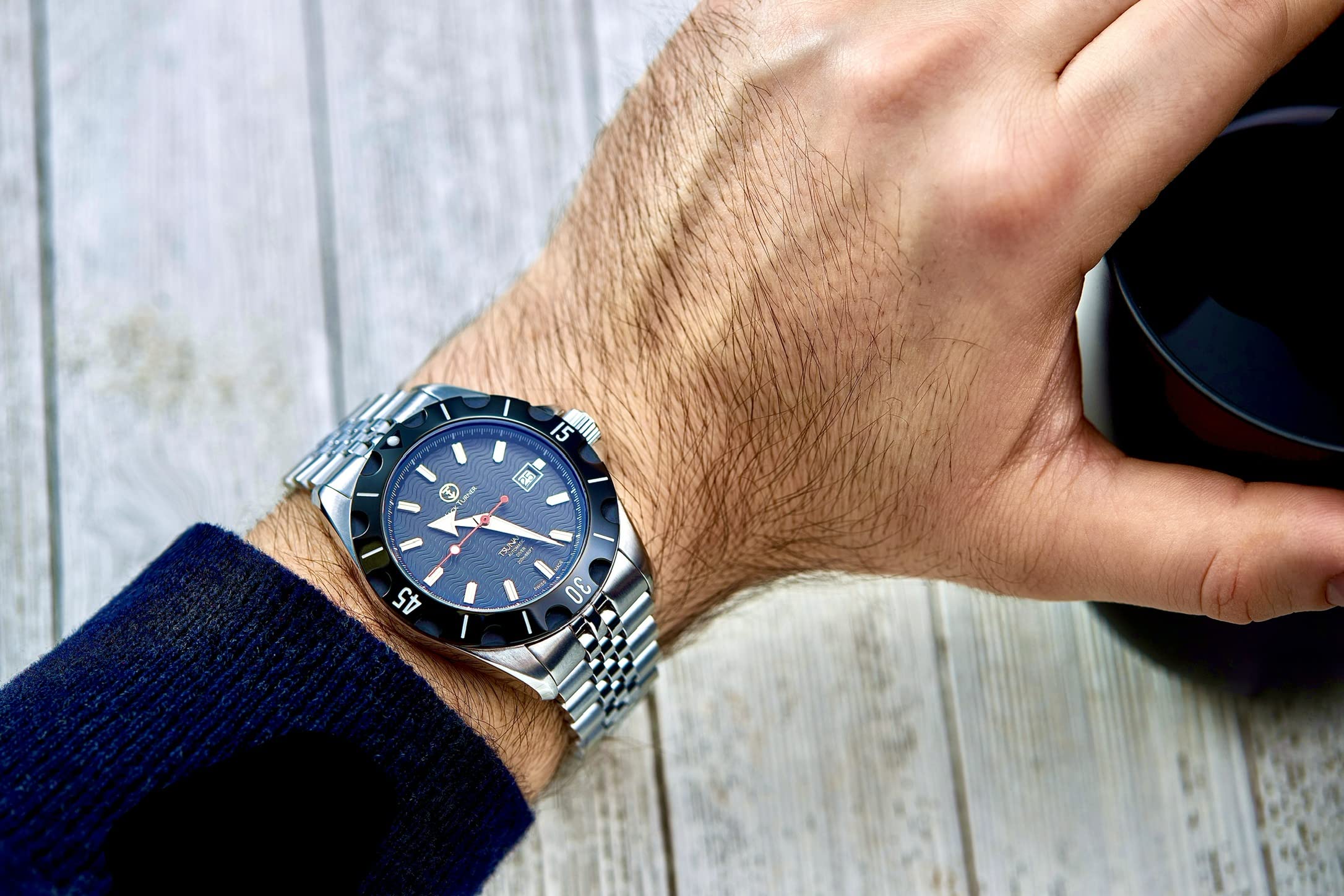 JT JACK TURNER EST. 1972 Limited Edition Swiss Automatic Sporty Dive Watch for Men