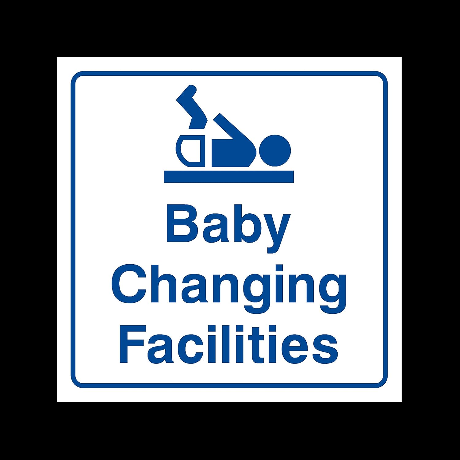 Baby Changing Facilities Sticker/Self Adhesive Sign Women/Ladies