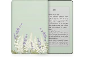 Tacky Design Cherry Blossom Skin for Kindle Decal, Lavender Skin for Paperwhite, Premium Vinyl 3M for Sticker Full Wrap Decal (Paperwhite (12th Gen, 2024))