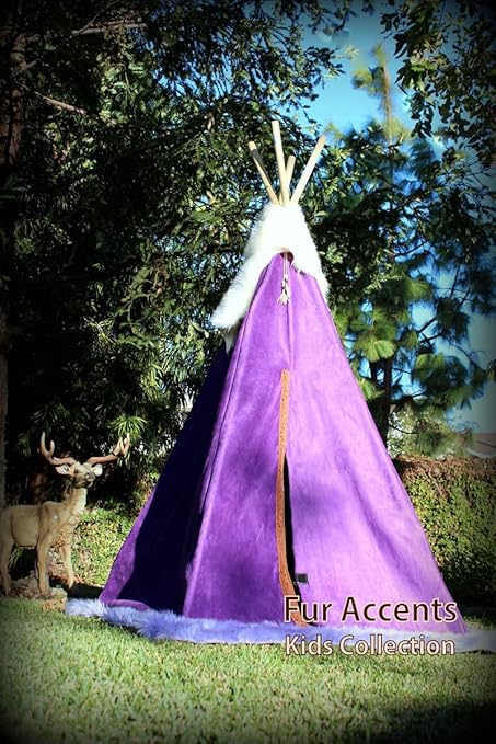 purple play tent