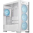 ASUS TUF Gaming GT302 ARGB White Edition ATX Mid-Tower Case Four 140x28mm ARGB Fans for Airflow & Static Pressure, Interchangeable Panel, Detachable top Panel, Hidden-Connector Motherboard Support