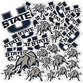 Desert Cactus Utah State University Sticker USU Aggies Sticker Vinyl Decals Laptop Water Bottle Car Scrapbook Sheet T1 (Type 1-1)