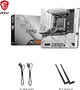 MSI B650M PROJECT ZERO AM5 Motherboard Back-Connect Ryzen 9000 DDR5 Wi-Fi 6E view 7