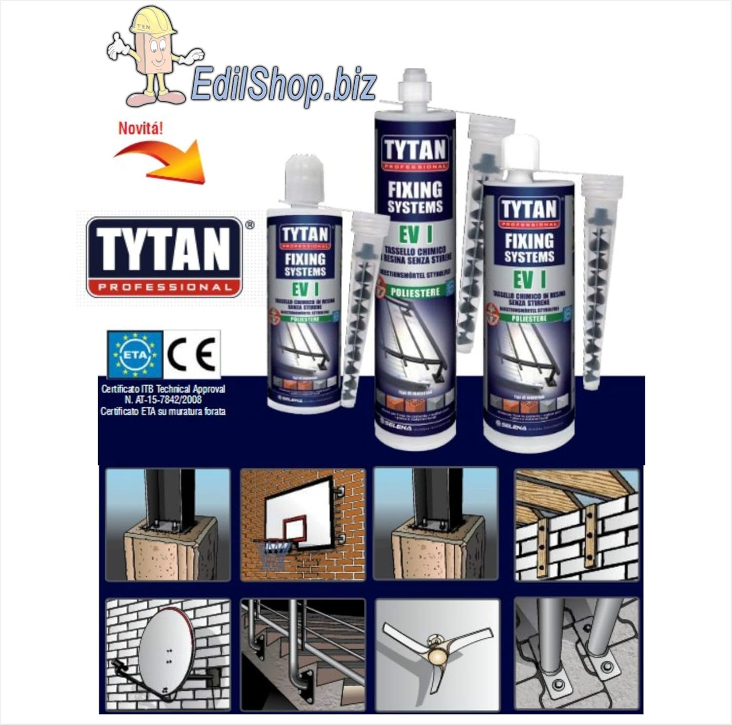 Chemische Anker 410 ml. Tytan Evi Amazon.de Küche & Haushalt