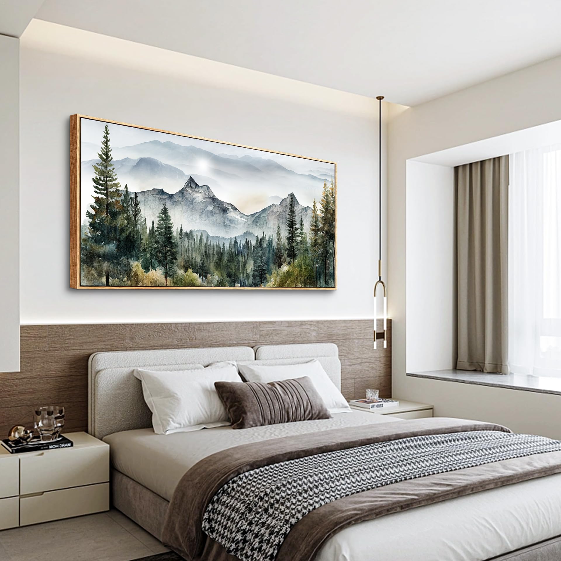 Mua MHARTK66 Wood Framed Wall Art For Living Room Large Wall Decor For ...