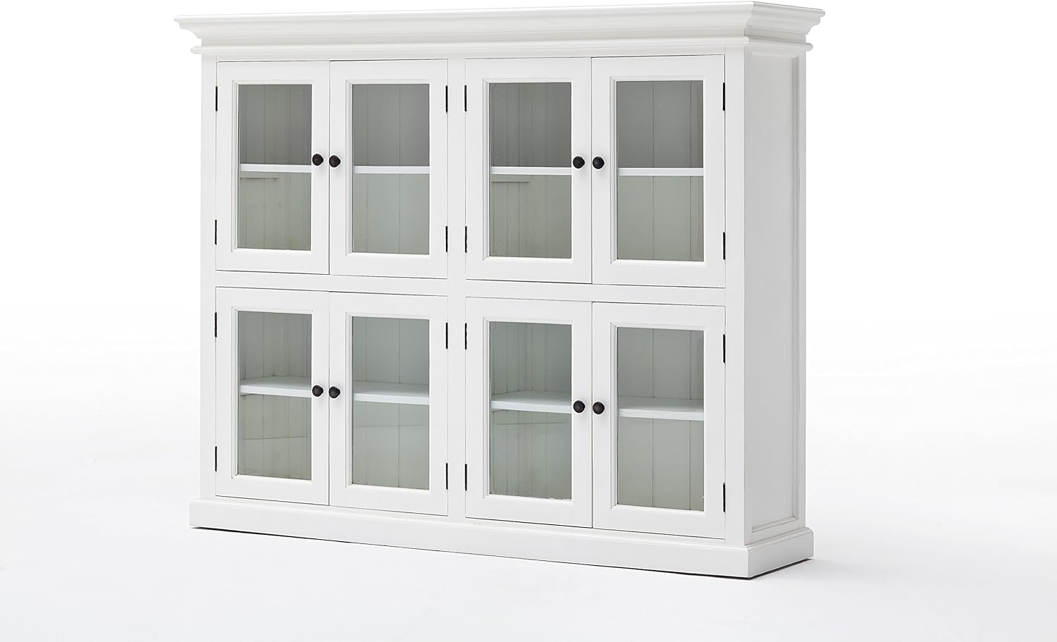 Amazon Com Novasolo Halifax Pure White Mahogany Wood Storage