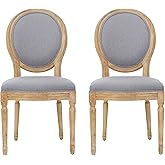 Christopher Knight Home Phinnaeus Fabric Dining Chairs, 2-Pcs Set, Light Grey