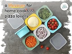 KEVJES Stackable Silicone Artisan Pizza Dough