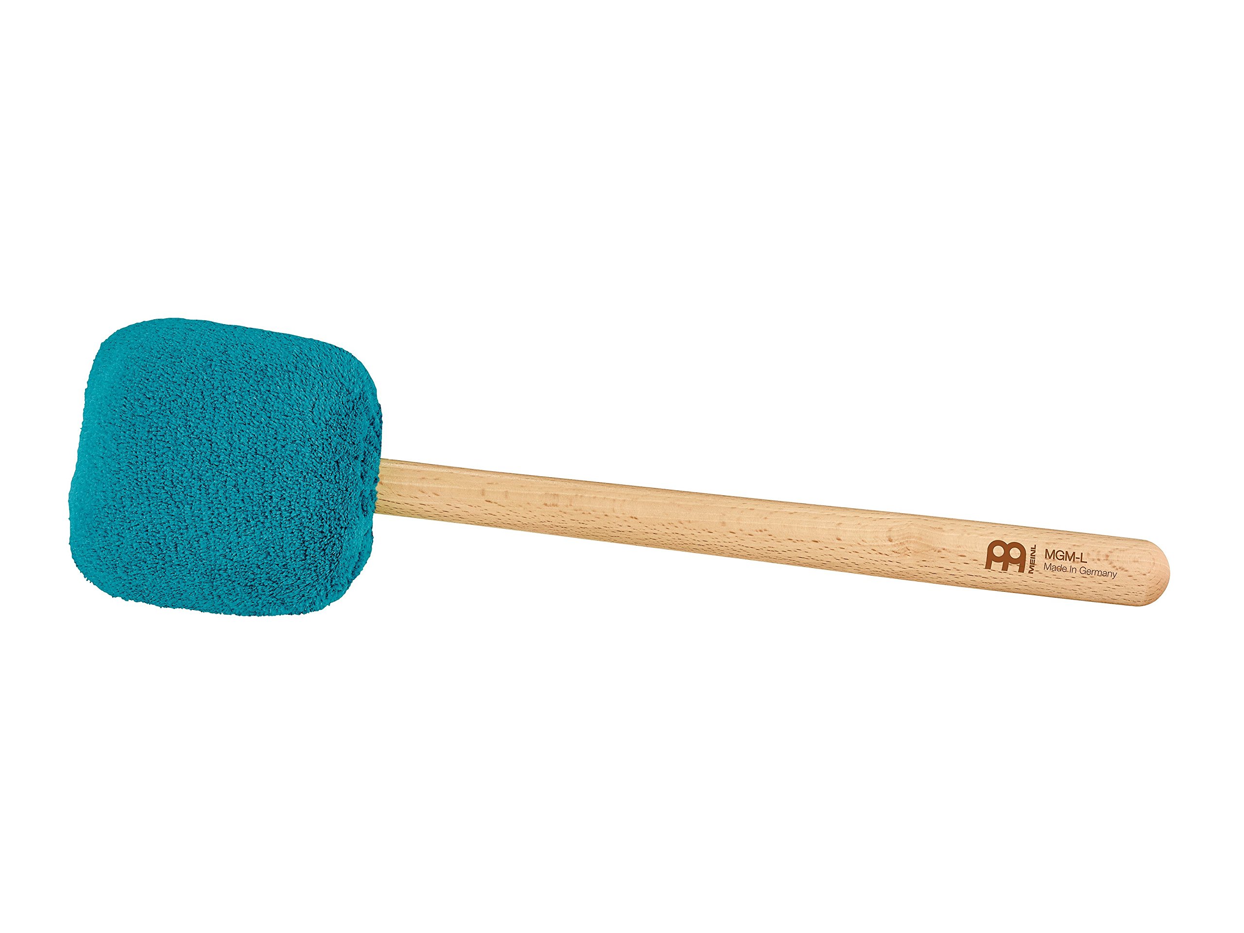 Sonic Energy Gong Mallet Small – Blue mallet with beechwood handle – For gong players, meditation, percussion – Sheep’s wool, synthetic fleece (MGM-L-SP)
