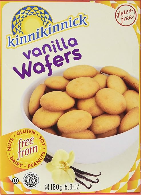 Kinnikinnick Vanilla Wafer Cookies 6.3 Ounces (Pack of 3)
