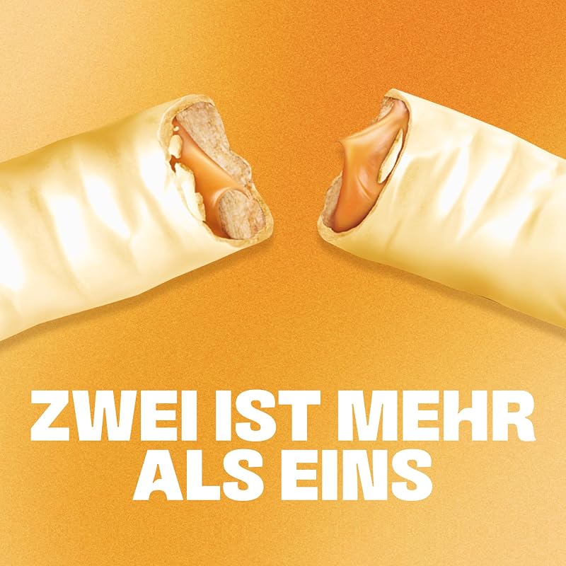 White Doppelriegel Karamell Keks weiße Schokolade Vorratspack 30x46g