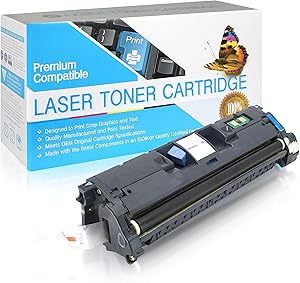 SuppliesOutlet Compatible Toner Cartridge Replacement for HP 122A / C9701A / 121A (Cyan,1 Pack)