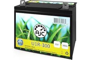 AJC Battery Compatible with Husqvarna YTH2454 Garden U1R Lawn Mower and Tractor Battery