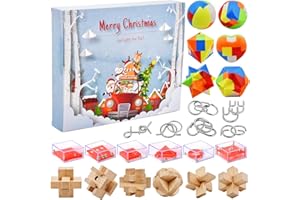 ZTBBW Advent Calendar 2023 for Kids - 24 Days of Christmas Countdown Calendar with Brain Teaser Puzzle Toys - Kid Adults Advent Calendar for Boys Girls Teens Christmas Gifts for Kids
