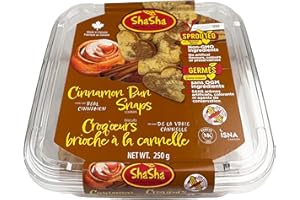 ShaSha Cinnamon Bun Snaps, 250 Grams