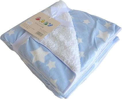 Couverture Bebe Etoile Bleu Plaid Couverture Pour Bebe Garcon Amazon Fr Bebes Puericulture