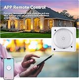 HBN WiFi Smart Wall Timer Switch 16A Works with Alexa Google without Hub view 5