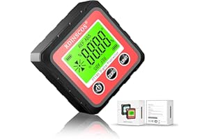 Digital Angle Gauge Level Box Protractor Digital Inclinometer Angle Finder Magnetic Base for Woodworking Building Drilling Ma