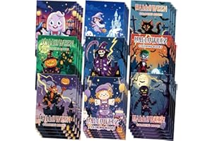 Qsbon 36Pcs Halloween Coloring Books for Kids – Halloween Party Favors for Toddlers, Mini Coloring Books Bulk for Trick or Treat Goodie Bag Stuffers and Classroom Rewards Non-Candy Option