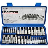 SUNHZMCKP 32 Piece Allen Socket Set, 1/4", 3/8", &amp; 1/2" Drives Hex Bit Socket Set, Include Complete SAE and Metric Size Socket Set, S2 &amp; Cr-V Steel and Enhanced Storage Case