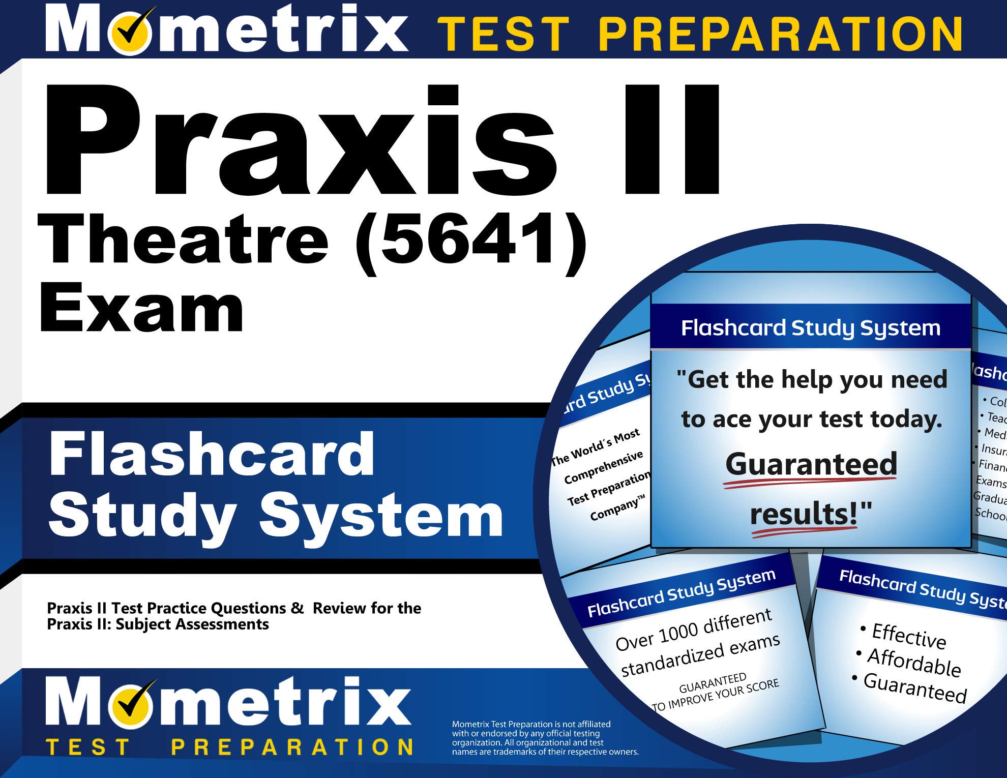 Praxis II Theatre (5641) Exam Flashcard Study System: Praxis II Test  Practice Questions & Review for the Praxis II: Subject Assessments (Cards):  Praxis II Exam Secrets Test Prep Team: 9781610727693: Amazon.com: Books