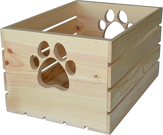 MPI - Caja de Madera con asa: Amazon.es: Productos para mascotas