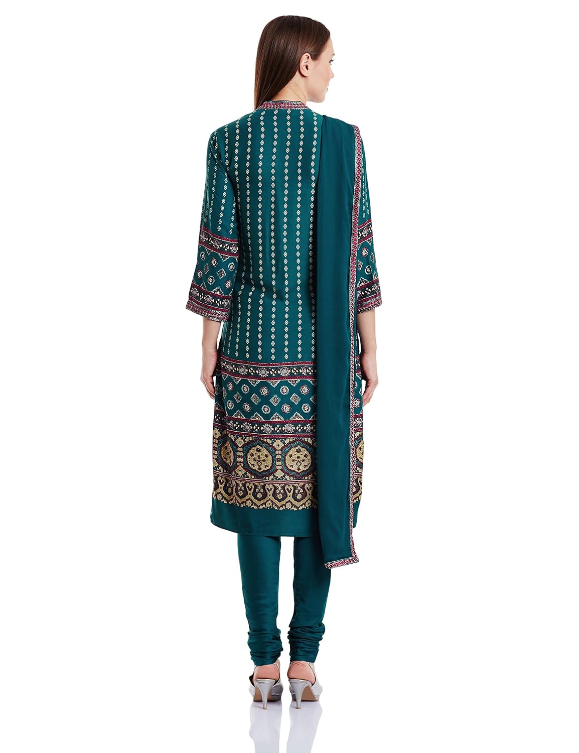 biba women's straight salwar suit