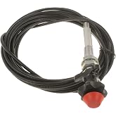 Dorman 55206 Control Cables with 2 in. Black Knob, 25 Ft. Length