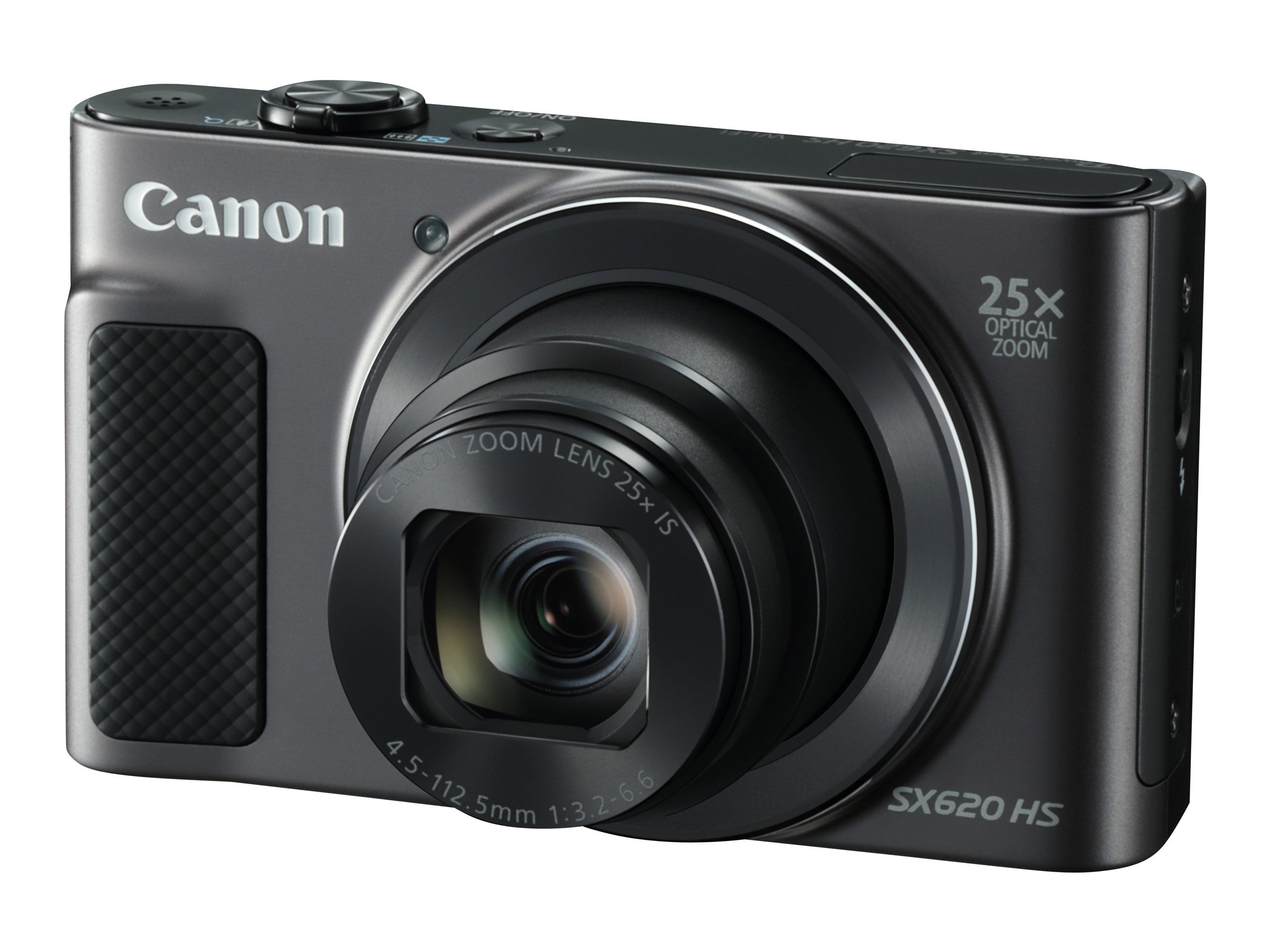 Canon PowerShot SX620 HS Digital Camera (20.2 MP, 25x Optical Zoom, 50x ZoomPlus, 7.5 cm (3 Inch) Display, CMOS Sensor, DIGIC4+, Optical Image Stabiliser, WiFi, NFC, HDMI) Camera, Black