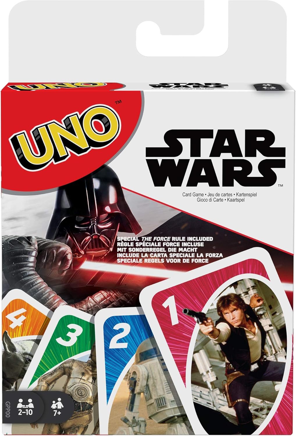 UNO GPP00 Star Wars, Multicolor, 9.208 cm x 1.905 cm x 14.605 cm