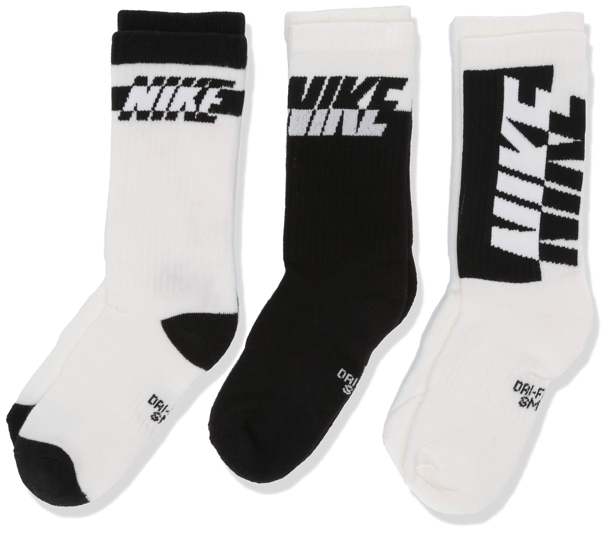 Nike Youth Everyday Cushion Crew 3 par - GFX, Multicolor - Color, pequeño