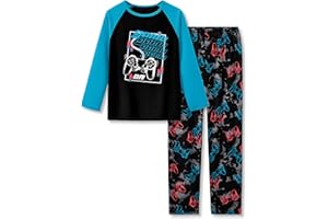 Beezizac Little & Big Boys Pajamas 2-Piece Cool Cozy Long Sleeve & Pants PJ Set Soft Kid Outfits Size 6-18