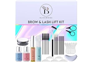 BLOOMORA Lash Lift Kit & Eyebrow Lamination Kit, At-Home Brow Lamination, Beginner/Professional, 2-in-1 Solution, 15 Applications, Lasts 6-8 Weeks, Eyelash Lift, DIY Brow & Lash Perm