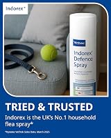 Virbac Indorex Defence Flea Spray 2 x 500ml Long-Lasting 12 Months view 2