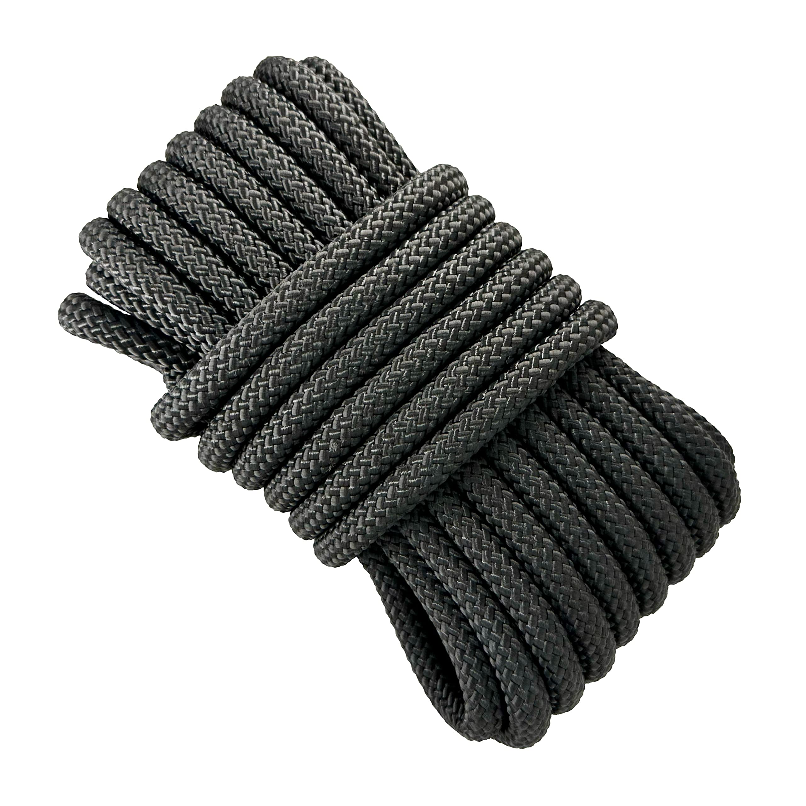 12mm High-Tenacity Polyester Rope. 10M. Black — image 1