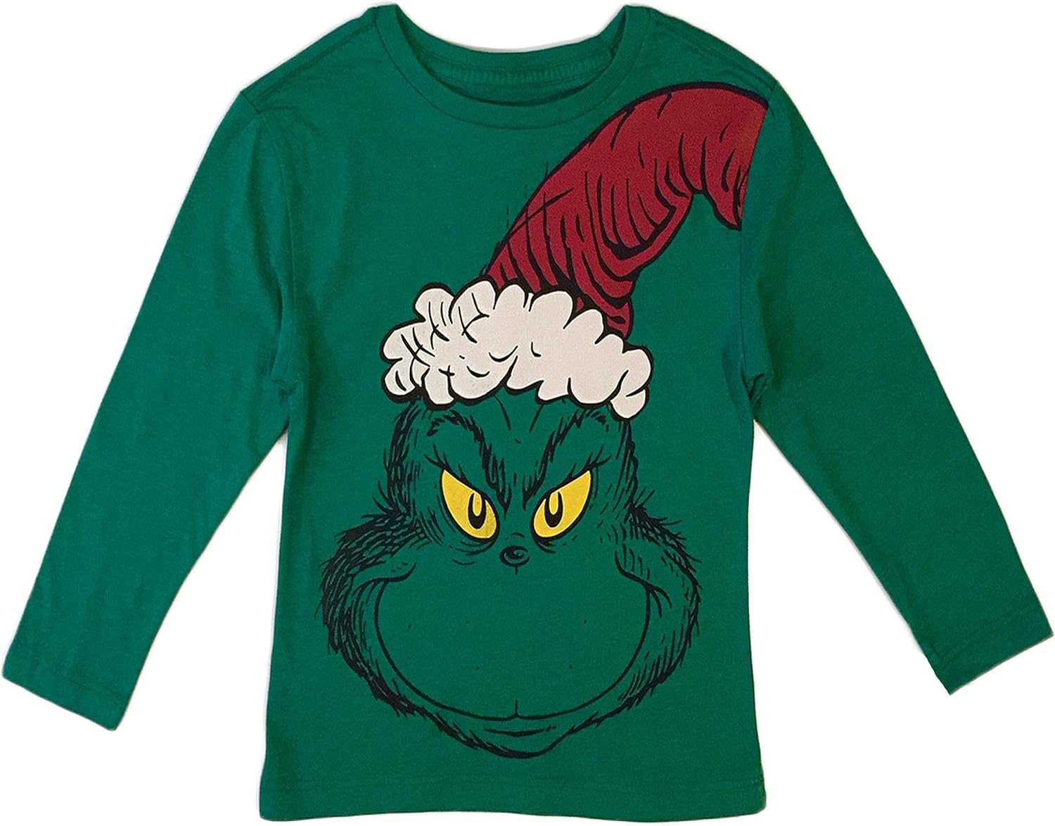 Dr Seuss Grinch Little Boys Toddler T Shirt (3T, Long